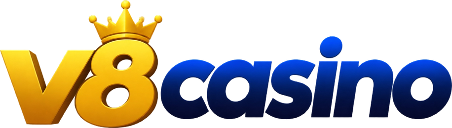 v8 casino logo